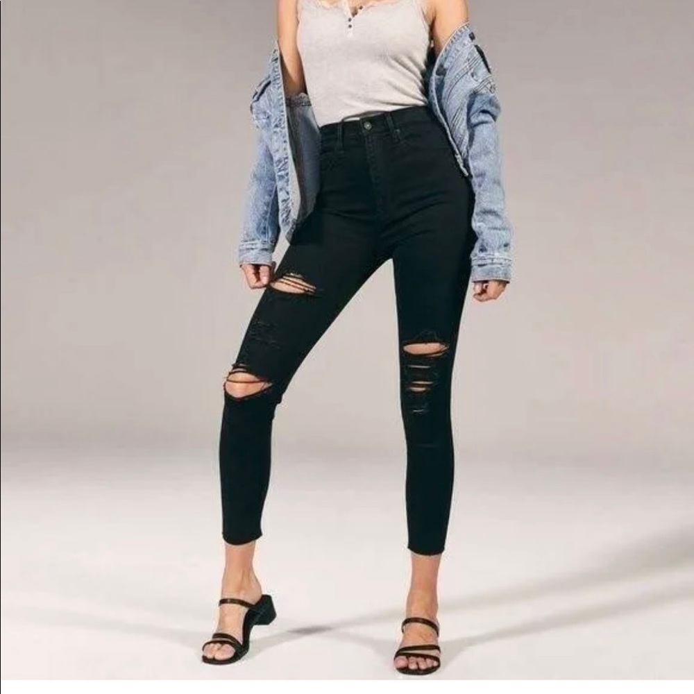 Black Skinny Ultra High Rise Jeans